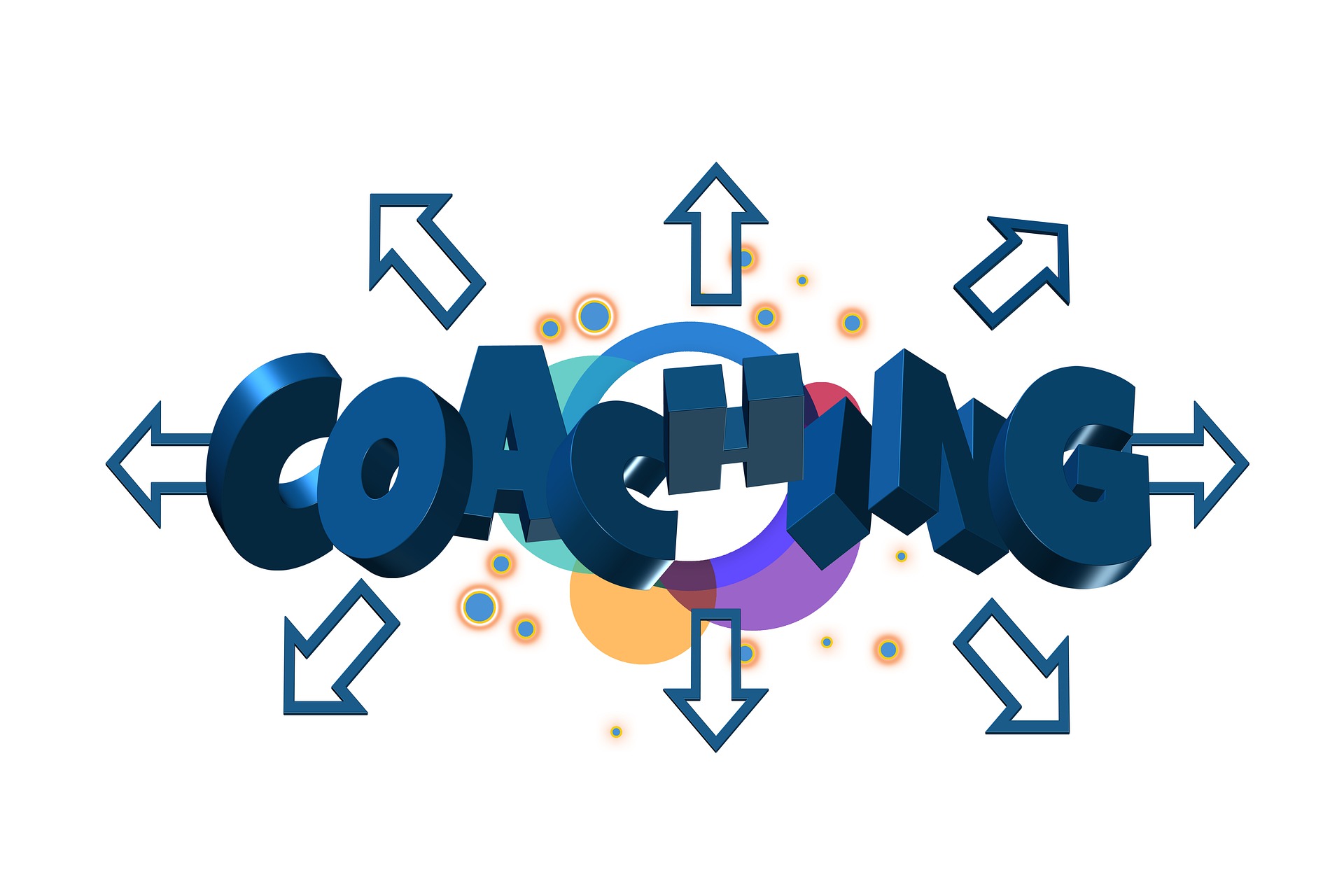 Sales and Marketing Coaching | Coaching 3D Graphics Text