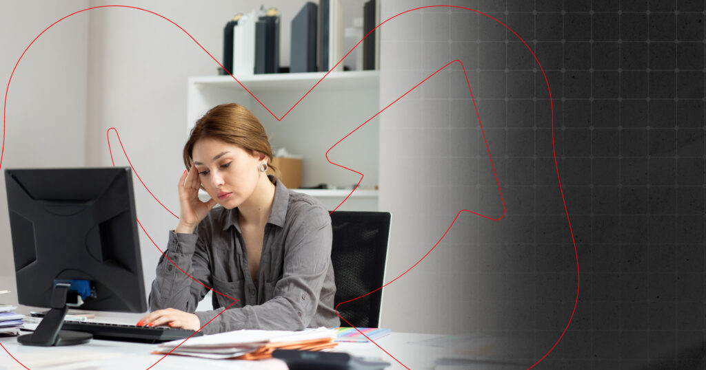 A business owner who is unsure of her next step